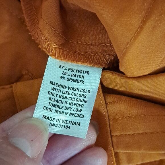 The Limited orange jogger pants size 14 W - Picture 4 of 6